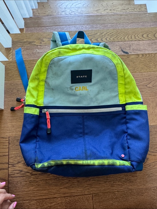 STATE Other - STATE Bags Kane Backpack | Navy Neon Embroidered, Carl